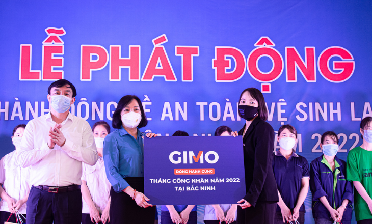 GIMO đồng hành cùng người lao động Bắc Ninh trong Tháng Công nhân năm 2022